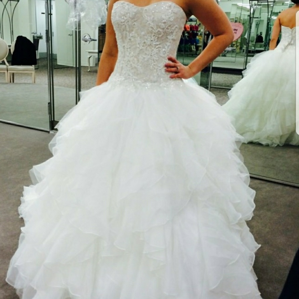 Oleg Cassini Organza Ball Gown